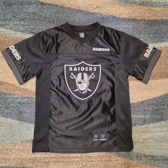 Las Vegas Raiders Men's NFL Jersey/shirt Size 14-16 - Picture 1 of 11